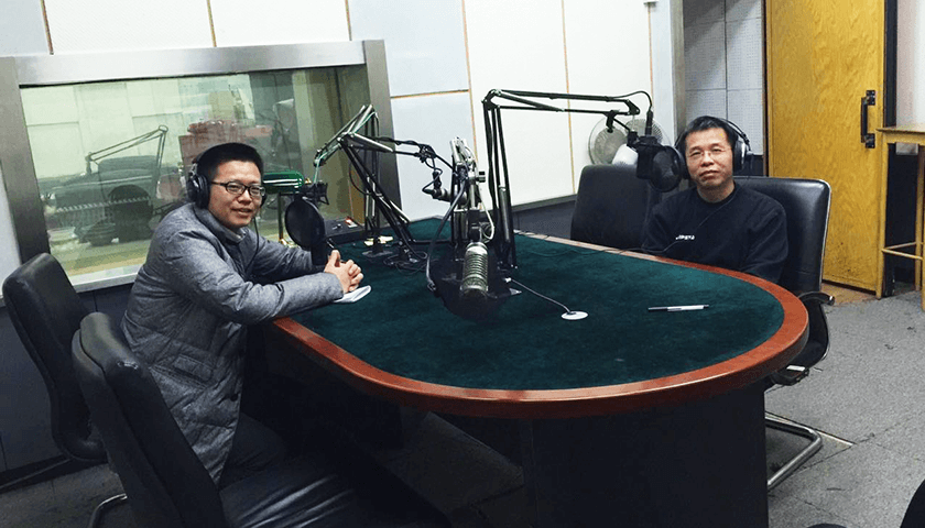 CEO李承志做客FM103.9和主持人盛博一起聊糖尿病的科技解决之道